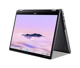Ноутбук Acer Chromebook Plus Spin 514 CP514-4HN 14' WUXGA IPS Touch, Intel 3-100U, 8GB, F256GB, UMA, ChromeOS, сірий (NX.KYQEU.001) - мініатюра 8