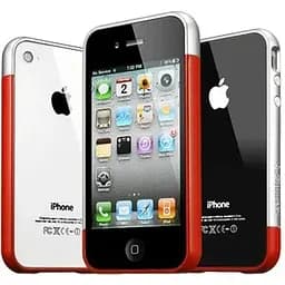 Бампер Spigen Case Linear EX Meteor iPhone 4S Dant Red - мініатюра 5
