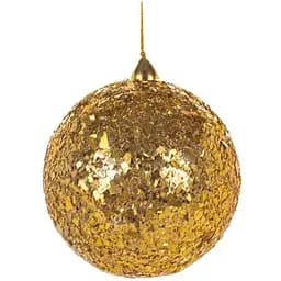 Прикраса декоративна Elendekor куля 10 см золото (877-118)