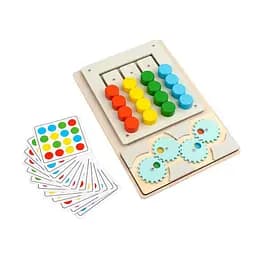 Детская развивающая игрушка-головоломка MD 0836-1 дерево, 26х18 см