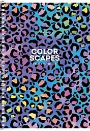 Тетрадь для записей Student А5, в клеточку, спираль, 80л., Леопардовый принт (A5-SC-080-6090K)