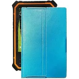 Чохол StatusCASE з екошкіри для планшету Hugerock T80V2 Блакитний