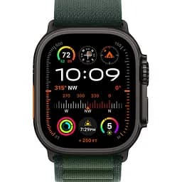 Смарт-годинник Apple Watch Ultra 2 49mm Black Titanium Case with Dark Green Alpine Loop Medium (MX4R3) Б/В [158920] - мініатюра 2