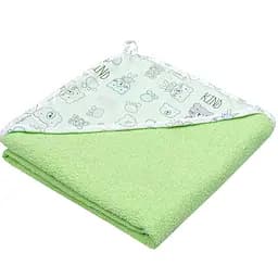 Уголок махровый Home Line Тедди сиренево-бирюзовый 90х90 см (200130)