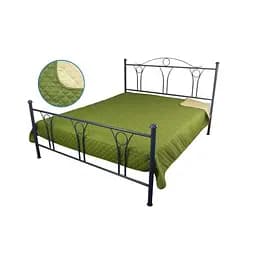 Покривало Руно Ромб, мікрофібра, 212х150 см, зелений (360.52У_ЗС ромб)