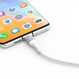 Кабель SkyDolphin S05V TPE Frost Line USB - micro USB (M/M), 1 м, White (USB-000552) - мініатюра 3