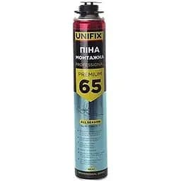 Піна монтажна Unifix Premium професійна всесезонна 65 л 850 мл