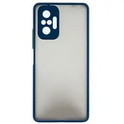 Чехол для мобильного телефона Dengos Matte Xiaomi Redmi Note 10 Pro (blue) (DG-TPU-MATT-78)