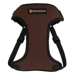 Шлея для собак дрібних порід Bronzedog Sport S 16х14х2 см коричнева - мініатюра 2