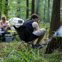 Стілець складаний Naturehike Stellaluna L04 CNK2450JJ015, розмір M, алюміній, чорний - мініатюра 7