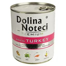 Вологий корм для собак Dolina Noteci Premium з індичкою 800 г - мініатюра 2