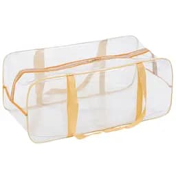 Прозора сумка в пологовий будинок розмір XL 60 х 25 х 30 см (бежева)
