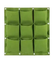 Підвісні горщики з тканини на 9 кишенів BKS Розмір полотна 60х60 см.