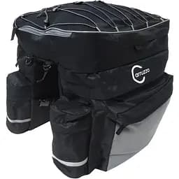 Велосипедная сумка на багажник. велоштаны с дождевиком 55L Carruzzo 34х39х43 см sum0021405