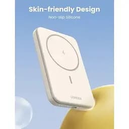 Акумулятор портативний Ugreen PB560 5000mAh MIni Magnetic Wireless 15W бежевий PB560 - мініатюра 4