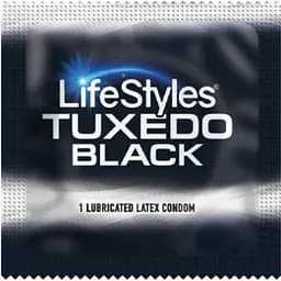 Презервативы LifeStyles Tuxedo черные 12 шт. (ROZ6400230483)