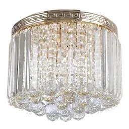 Люстра Brille потолочная торт с подсветкой LED E14 40W Glass (BCL-608C/2)