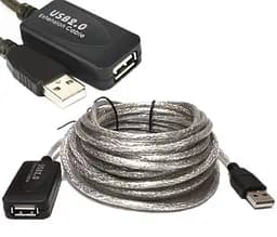 Кабель-продовжувач USB 2.0 AM-AF,15.0 м активний OEM