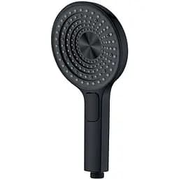 Ручний душ Koer 3 режими KP-0403-05 KR4993, Чорний матовий