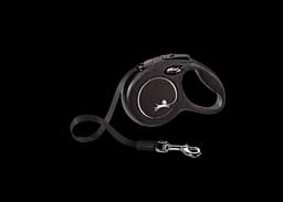 Повідець-рулетка Flexi Classic XS, для собак до 12 кг, стрічка 3 м, чорний (CL00T3.251.S.20)