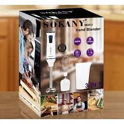 Блендер Sokany 6020-3 з миксером 1000 Вт - мініатюра 7