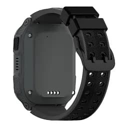 Дитячий смарт годинник D08 з GPS трекером, 4G сім-картою та відеодзвінком Чорний - мініатюра 3