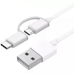 Кабель Xiaomi Mi 2 в 1 SJV4082TY microUSB + type-c 1 м - мініатюра 5