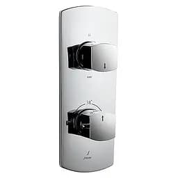 Термостат прихованого монтажу на 3 споживача Jaquar Kubix Prime KUP-CHR-35683KPM, Хром