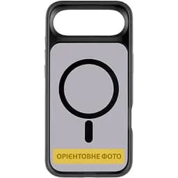 TPU+PC чохол Metal Buttons with MagSafe для Apple iPhone 17 Air (6.5") Чорний / Black - мініатюра 3