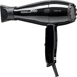 Фен стайлер Formula 3000, 2000 W Tecnodry Концентратор 2 швидкості 4 температурні режими Знімний фільтр Чорний