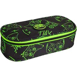 Пенал на молнии CoolPack Campus Game Night, с органайзером для ручек, 23х9х5 см (F062711)