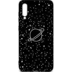 Чохол-накладка Toto Cartoon Soft Silicone TPU Case Samsung Galaxy A70 Saturn Black