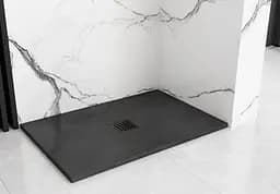Душовий піддон Rea black Rock 80x100 REA-K4578, Чорний - мініатюра 3