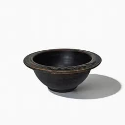 Миска для галушек из красной глины 700 мл Колосок молоченная керамика Украинская глиняная посуда