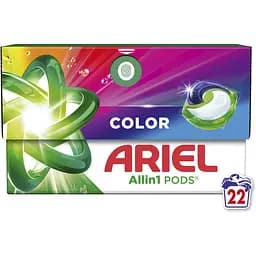 Уцінка. Капсули для прання Ariel Все-в-1 Для кольорових речей 22 шт.  - мініатюра 2