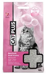 Бентонитовый наполнитель Cat Plus для кошачьего туалета Аромат детской присыпки 10 л 8.5 кг