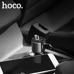 Автомобільний FM трансмітер модулятор Bluetooth MP3 HOCO E19 - мініатюра 3