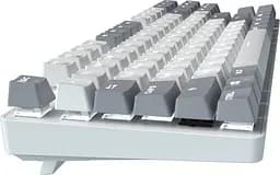 Клавіатура дротова GamePro Genesis Metallic Outemu Red Swithes USB White (MK110W) - мініатюра 4