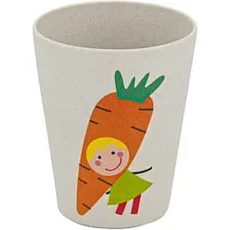 Детский стакан Fissman из бамбукового волокна морковь 300 мл (8367)