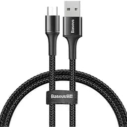 Кабель Baseus Halo Cable USB to MicroUSB 2A 2m CAMGH-C01 Black