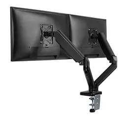 Кронштейн настольный для двух мониторов 17-32 дюйма OfficePro OPMA-502 Black - мініатюра 8