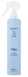 Спрей-наповнювач з кератином і гіалуроновою кислотою для волосся Kaaral Purify Filler 300 мл