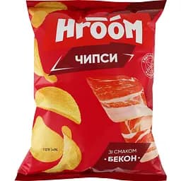 Чипси Hroom! зі смаком бекону 110 г