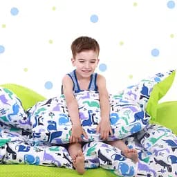 Наволочка Cosas Blue Dino 40х60 см (Дино_синий_1) - мініатюра 4