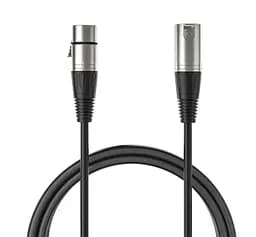 Мікрофонний кабель XLR Male — XLR Female Fifine L-9 3м - мініатюра 2