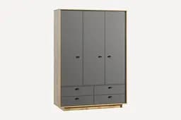 Шафа для одягу Flamecame гардеробна з ДСП MK-06