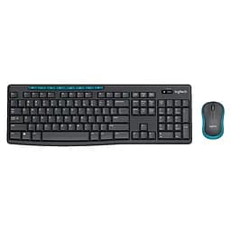 Бездротовий комплект миші та клавіатури Logitech Wireless Combo MK275 / USB 2.4 ГГц / 10 метрів / Чорний (920-008535) - мініатюра 2