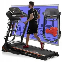 Беговая дорожка Abarqs BZ-425M Black + массажер