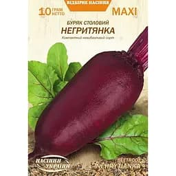 Насіння Буряк столовий Насіння України Негритянка Maxi 10 г (684400)