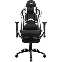 Геймерське крісло GT Racer чорне з білим (X-2534-F Black/White)
